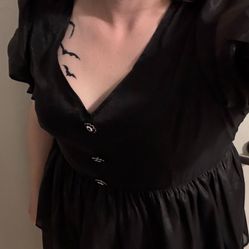 NWOT Disturbia Andie puff sleeve dress US12/UK16   *DISCONTINUED*